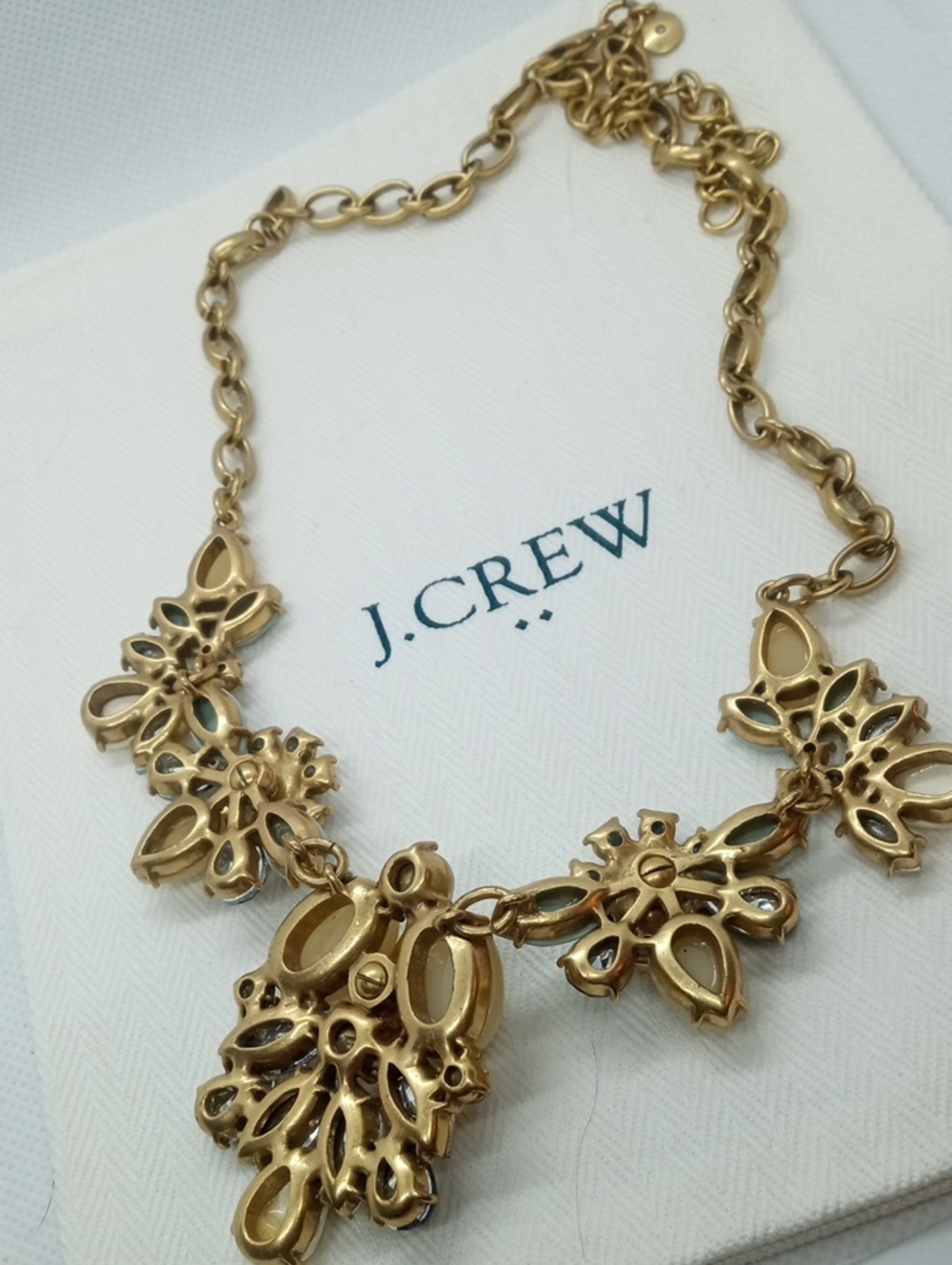 J.CREW DROPLET BE-JEWELED NECKLACE - Picture 11 of 11